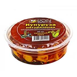 Lion baits Кукуруза натуральная в пластиковой банке (запайка) "Рыба" 60мл, фото 