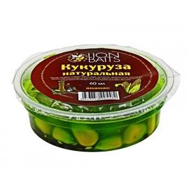 Lion baits Кукуруза натуральная в пластиковой банке (запайка) "Ананас" 60мл, фото 