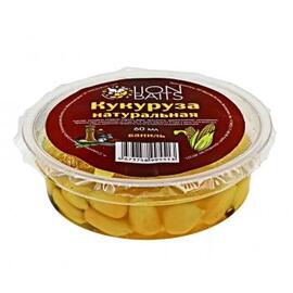 Lion baits Кукуруза натуральная в пластиковой банке (запайка) "Ваниль" 60мл, фото 