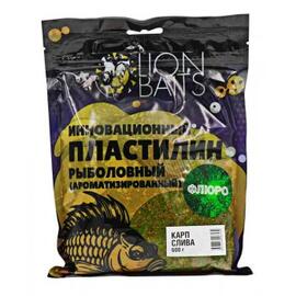 Пластилин "Флюро" инновационный ароматизированный "Карп слива" 600гр, фото 