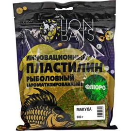 Пластилин "Флюро" инновационный ароматизированный "Макуха" 600гр, фото 