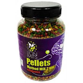Пеллетс методный Method Mix pellets "Клубника" 2мм - 300гр (банка), Цвет: микс, Вкус: клубника, фото 