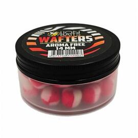 Бойлы нейтральной плавучести (Wafters) "Aroma Free" (без аромы) красно-белый 14мм, Цвет: красно-белый, Диаметр (мм): 14, фото 