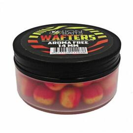 Бойлы нейтральной плавучести (Wafters) "Aroma Free" (без аромы) желто-красный 14мм, Цвет: желто-красный, Диаметр (мм): 14, фото 