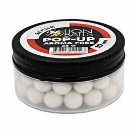 Lion Baits Бойлы плавающие Pop-Up "Aroma Free" (без аромы) белый 10 мм, Цвет: белый, Диаметр (мм): 10, фото 