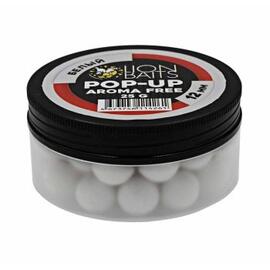 Lion Baits Бойлы плавающие Pop-Up "Aroma Free" (без аромы) белый 12 мм, Цвет: белый, Диаметр (мм): 12, фото 