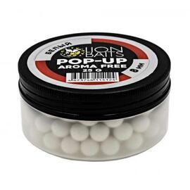 Lion Baits Бойлы плавающие Pop-Up "Aroma Free" (без аромы) белый 8 мм, Цвет: белый, Диаметр (мм): 8, фото 