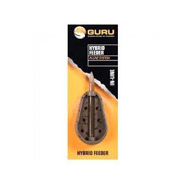 Кормушка Guru Hybrid feeder Inline Medium 42гр, Размер: Medium, Вес: 42 г, фото 