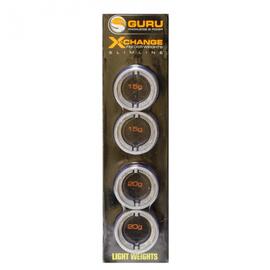Сменный груз для кормушек Guru Slimline X-Change Feeder Spare Weight Light, Размер: light, Вес: 15/20 г, фото 