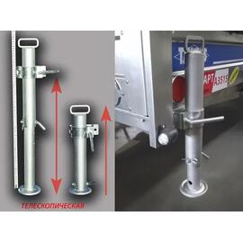 Опорная стойка D57 (телескопическая) в сборе с хомутом, фото 