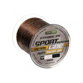 Леска CARP PRO Sport Line Flecked Gold 1000м 0,286мм, Цвет: коричневый, Диаметр лески: 0,289 мм, фото 