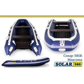 Лодка надувная моторная solar-380 к (максима) Синий, фото 