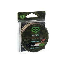 Шок-лидер CARP PRO Diamond Shock Braid PE X8 коричневый 35lb 50м 0,23мм, фото 