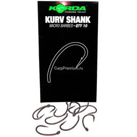 Крючок KORDA Kurv Shank №6, Размер: №6, фото 
