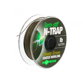 Поводковый материал KORDA N-Trap Semi-stiff 30lb Weedy Green, фото 