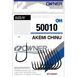 Крючок OWNER Akemi Chinu black №1/0 8шт, Размер: №1/0, фото 