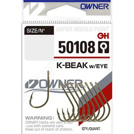 Крючок OWNER K-Beak BC №2 8шт, Размер: №2, Количество: 8, фото 