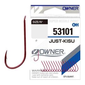 Крючок OWNER Just Kisu red №10 15шт, Цвет: Red, Размер: №10, Количество: 15, фото 