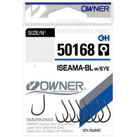 Крючок OWNER Iseama BL  w/eye BC №6 7шт, Размер: №6, Количество: 7 шт., фото 