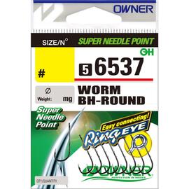 Крючок OWNER Worm BH-Round BC №12 10шт, Размер: №12, Количество: 10, фото 