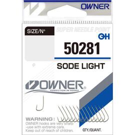Крючок OWNER Sode Light brown №18 14шт, Цвет: Brown, Размер: №18, Количество: 14, фото 