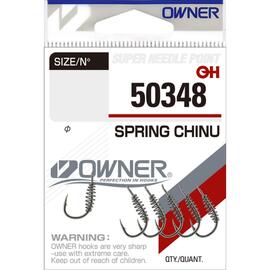 Крючок OWNER Spring Chinu nickel №5 7шт, Цвет: nickel, Размер: №5, Количество: 7, фото 