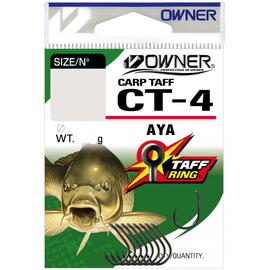 Крючок OWNER Carp Taff Aya teflon №8 9шт, Размер: №8, Количество: 9, фото 