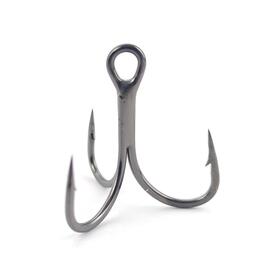 Тройник FLAGMAN Treble hook F46 №2 5шт, Номер: 2, фото 