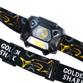 Налобный фонарь Golden Shark Hunter Plus с аккумулятором, фото 