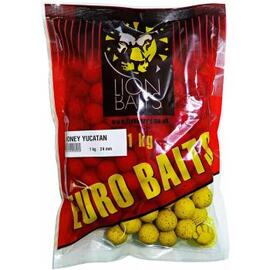 Lion Baits Бойлы тонущие серии EURO BAITS 24 мм мед Юкатан - 1 кг, Вкус для группировки: мед Юкатан, фото 