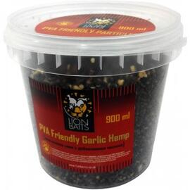 Lion Baits PVA Friendly Garlic Hemp (конопляное семя с добавлением чеснока) - 900 мл, Вкус: конопляное семя с добавлением чеснока, фото 