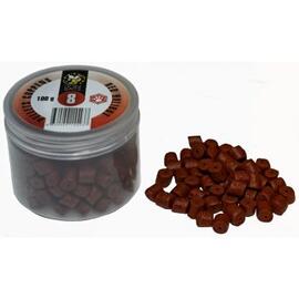 Lion Baits Пеллетс COPPENS RED HALIBUT (просверленный) 8мм, Вкус: Red Halibun, Диаметр (мм): 8, фото 