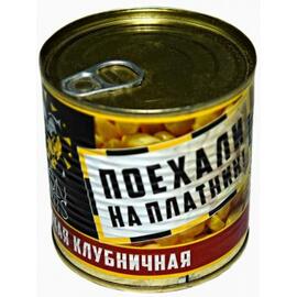 Lion Baits Кукуруза сладкая клубничная Поехали на платник - 430 мл, Вкус для группировки: клубничная, фото 