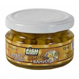 FishBerry Кукуруза насадочная Ваниль - 120 мл, Вкус для группировки: Ваниль, фото 