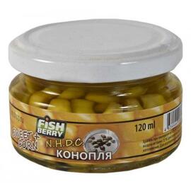 FishBerry Кукуруза насадочная Конопля - 120 мл, Вкус для группировки: Конопля, фото 