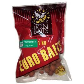 Lion Baits Бойлы растворимые серии EURO BAITS 24 мм Тутти-Фрутти - 1 кг, Вкус для группировки: тутти-фрутти, фото 