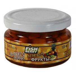 FishBerry Кукуруза насадочная Фрукты - 120 мл, Вкус для группировки: Фрукты, фото 