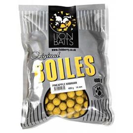 Lion Baits Бойлы тонущие серии ORIGINAL 14 мм ананас Гавайский - 400 гр, Вкус для группировки: ананас Гавайский, фото 