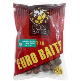 Lion Baits Бойлы растворимые серии EURO BAITS 24 мм кальмар и осьминог - 1 кг, Вкус для группировки: кальмар и осьминог, фото 