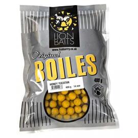 Lion Baits Бойлы тонущие серии ORIGINAL 14 мм мед Юкатан - 400 гр, Вкус для группировки: мед Юкатан, фото 
