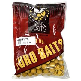 Lion Baits Бойлы тонущие серии EURO BAITS 20 мм банановый эфир- 1 кг, Вкус для группировки: банановый эфир, фото 