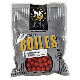 Lion Baits Бойлы тонущие серии ORIGINAL 14 мм клубничный джем - 400 гр, Вкус для группировки: клубничный джем, фото 