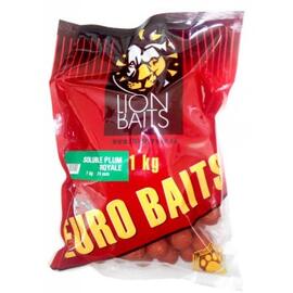 Lion Baits Бойлы растворимые серии EURO BAITS 24 мм слива королевская - 1 кг, Вкус для группировки: слива королевская, фото 