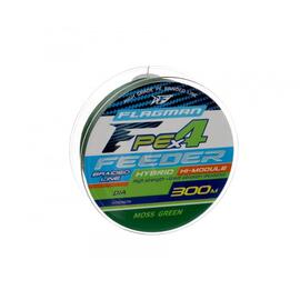 Шнур FLAGMAN PE Hybrid F4 Feeder 300м Moss Green 0.16мм 9.1кг, Цвет: MossGreen, Диаметр лески: 0.16 мм, Размотка: 300 м, фото 