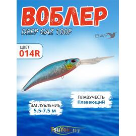Воблер TsuYoki DEEP GAZ 100F 014R, Цвет: 014R, Вес воблера (г): 26, Длина воблера (мм): 100, фото 