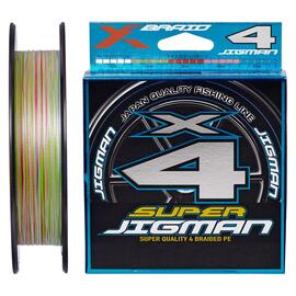 Шнур YGK X-Braid Super Jigman X4 200м Multicolor #1.0, 0.165мм, 18lb, 8.2кг, Расцветка: Multicolor, Диаметр лески: 0.165 мм, Размотка: 200 м, фото 