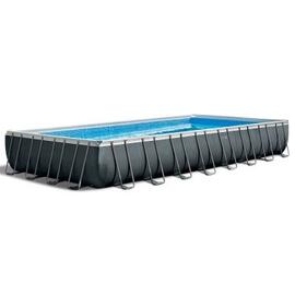 26374 Каркасный бассейн Ultra Frame 975х 488х132см, фильтр-насос, лестница, тент, подстилка, фото 