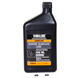 Масло трансмиссионное Yamalube GL4 SAE90 Marine Gearcase Lube 1л, фото 