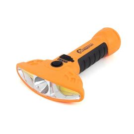 Фонарь ручной "СИБИРСКИЙ СЛЕДОПЫТ-STARSHIP", 1 LED+2 COB, аккум. 220В/120/, фото 