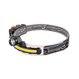 Фонарь налобный "СИБИРСКИЙ СЛЕДОПЫТ-FLOODLIGHT", 1 LED+1 COB, аккум. 220В/100/, фото 